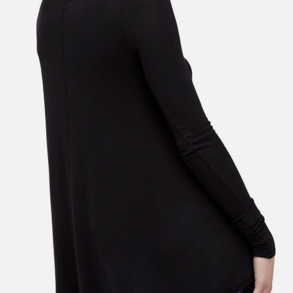 Free people January Ribbed High Low scoop neck long sleeve top - Picture 3 of 5